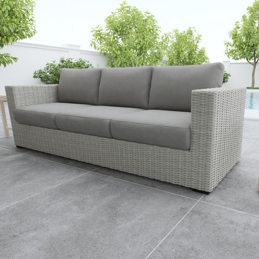 Monta Outdoor Patio Sofa - Light Gray