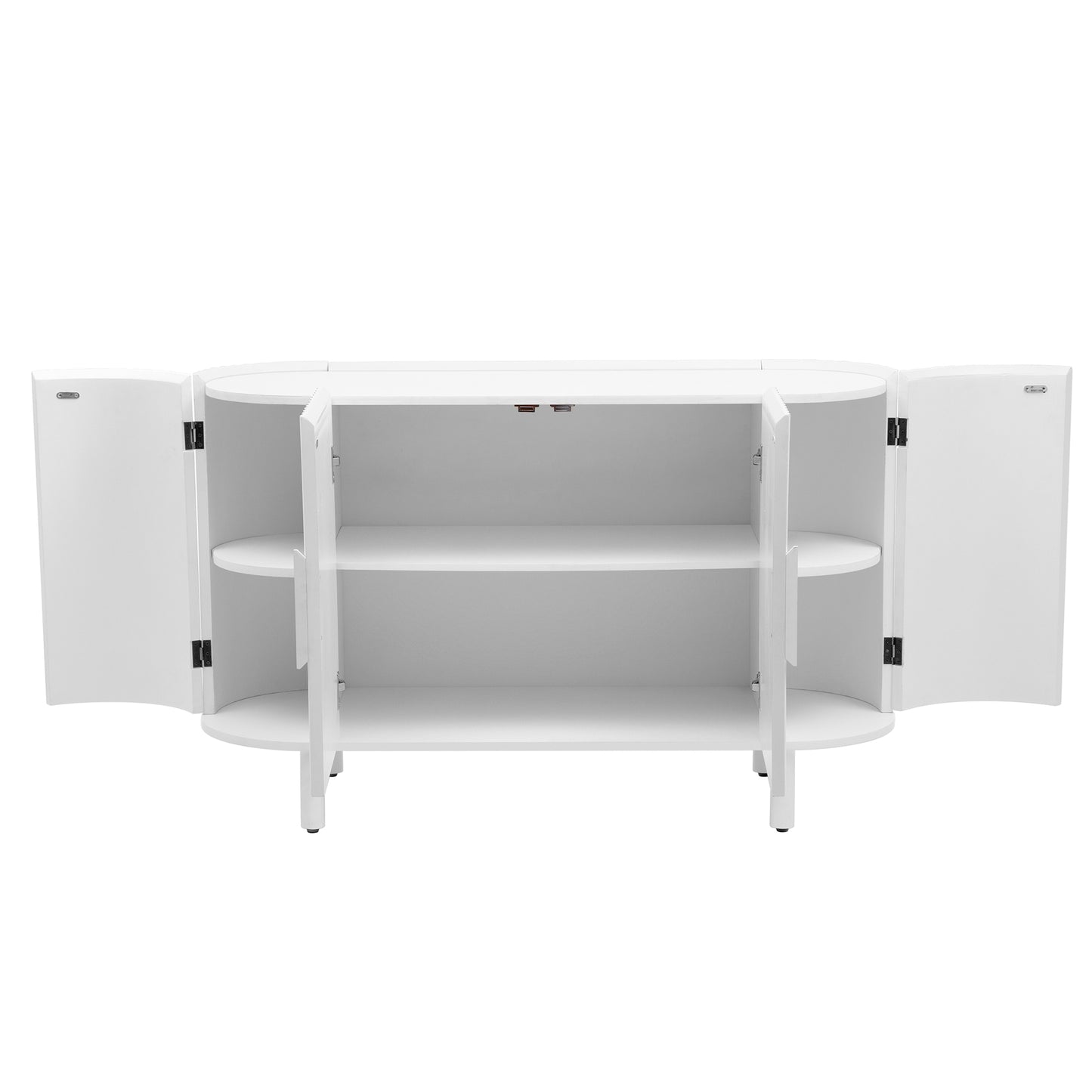 U Storage Sideboard Cabinet - White