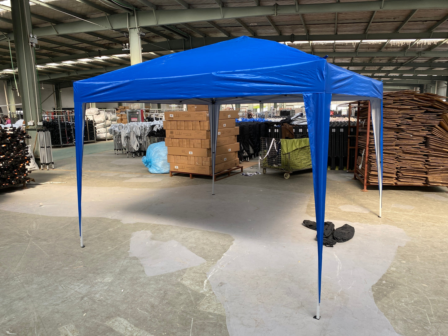 Lucina 10 x 10 ft Pop Up Gazebo Canopy Tent - Blue