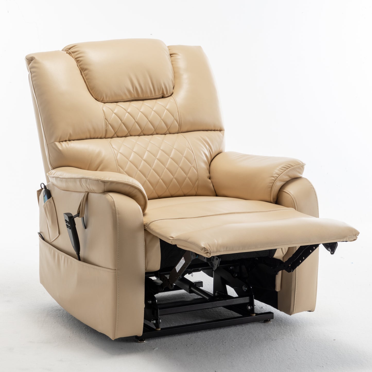 Eriga Power Lift Recliner Chair (180 degree lying flat) - Beige