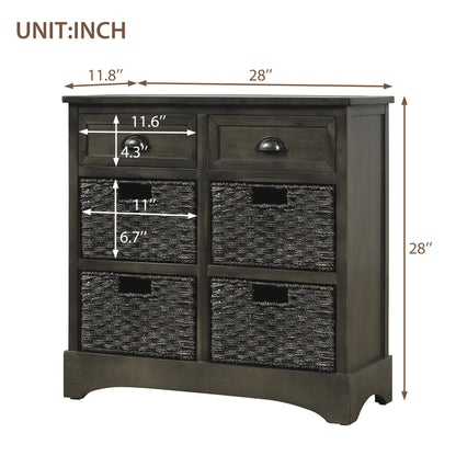 Trex Rustic Storage Cabinet - Light Gray