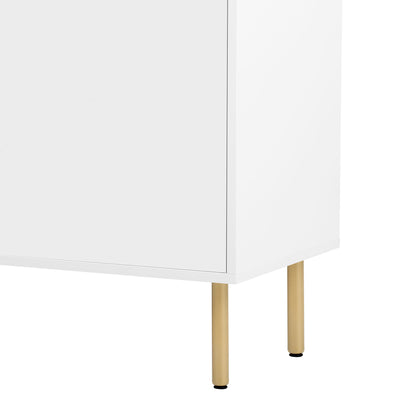 Melo Wooden Storage Cabinet - White