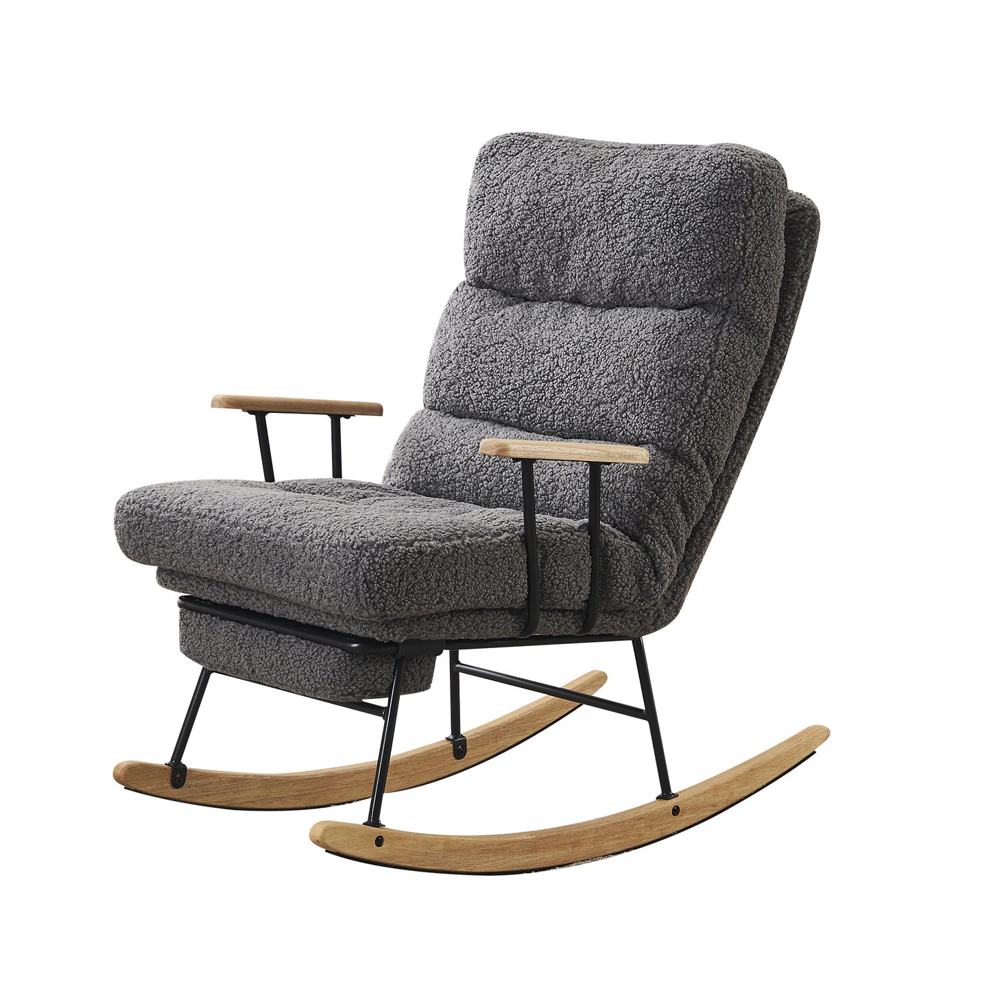 Cordova Gliding Rocking Chair - Dark Gray