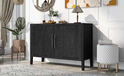 Otto Sideboard Accent Cabinet - Black