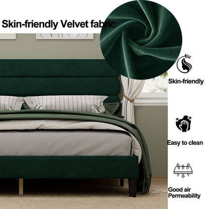 Wee King Size Bed Frame - Dark Green