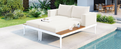 Herta Outdoor Daybed Patio - Beige