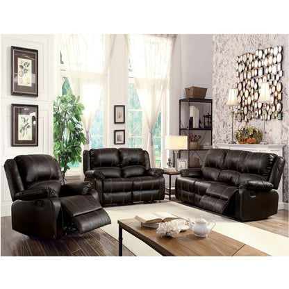 Zuriel Motion Loveseat - Brown