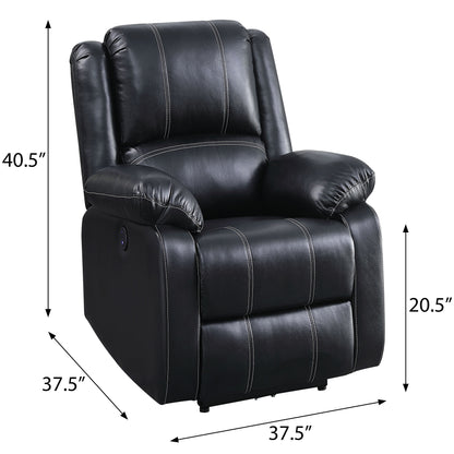 Berkley Power Recliner with USB Port - Black