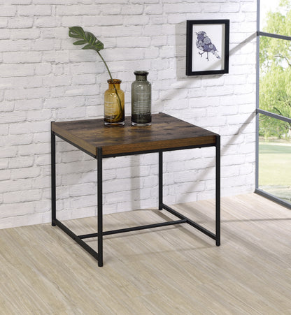 Lennox Coffee Table and End Table 3 Piece Set - Brown