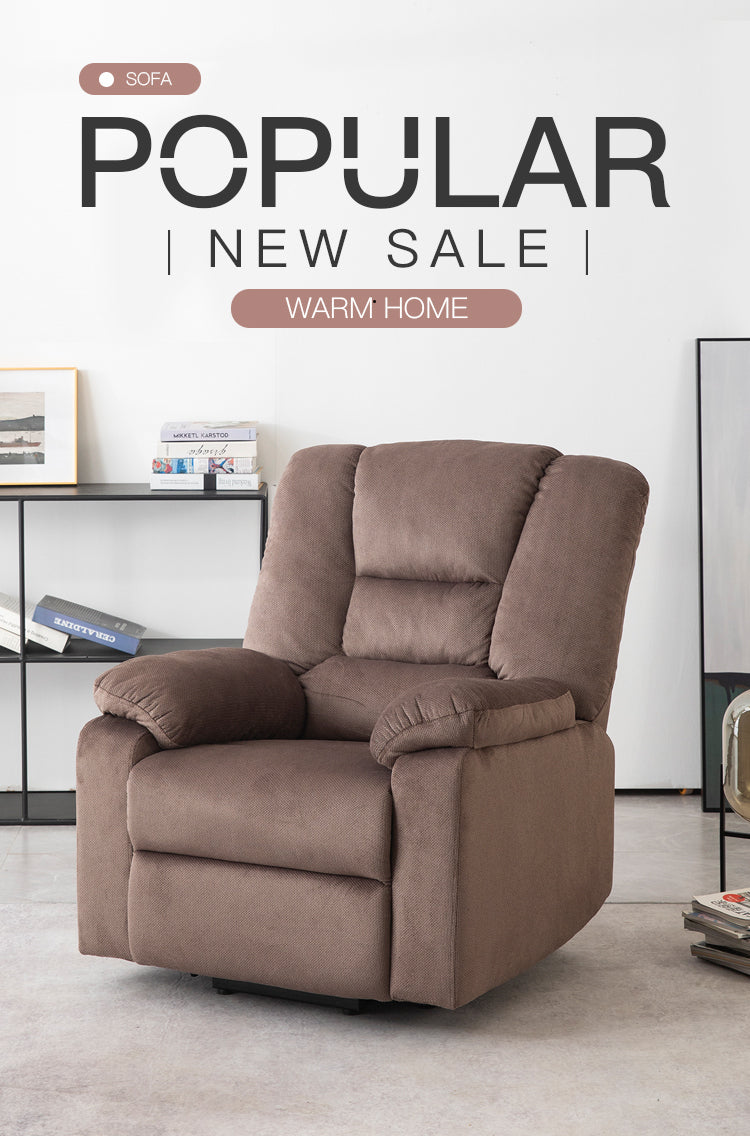 Duraplus Power Lift Recliner Chair - Brown