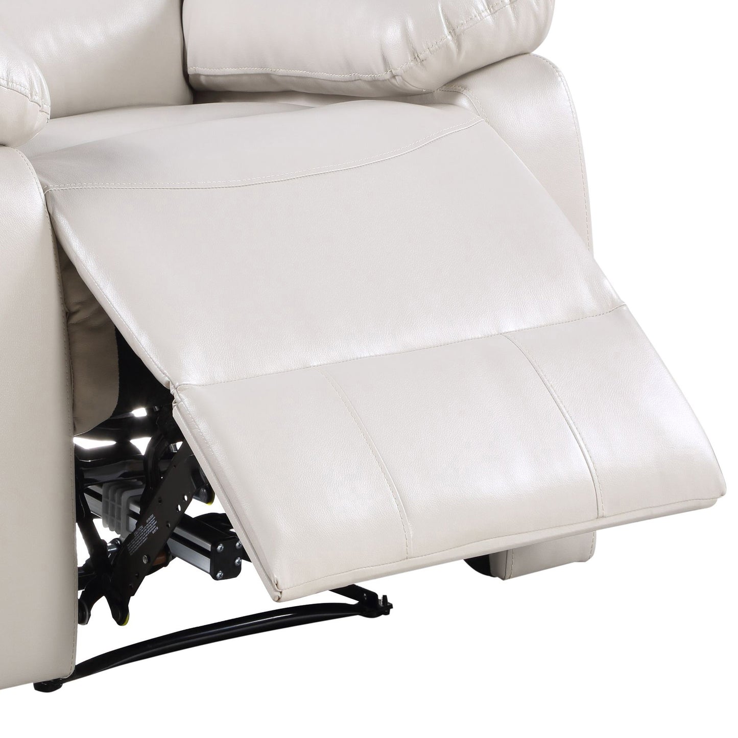 Kingston Power Recliner with Pillow Top Arms - Beige