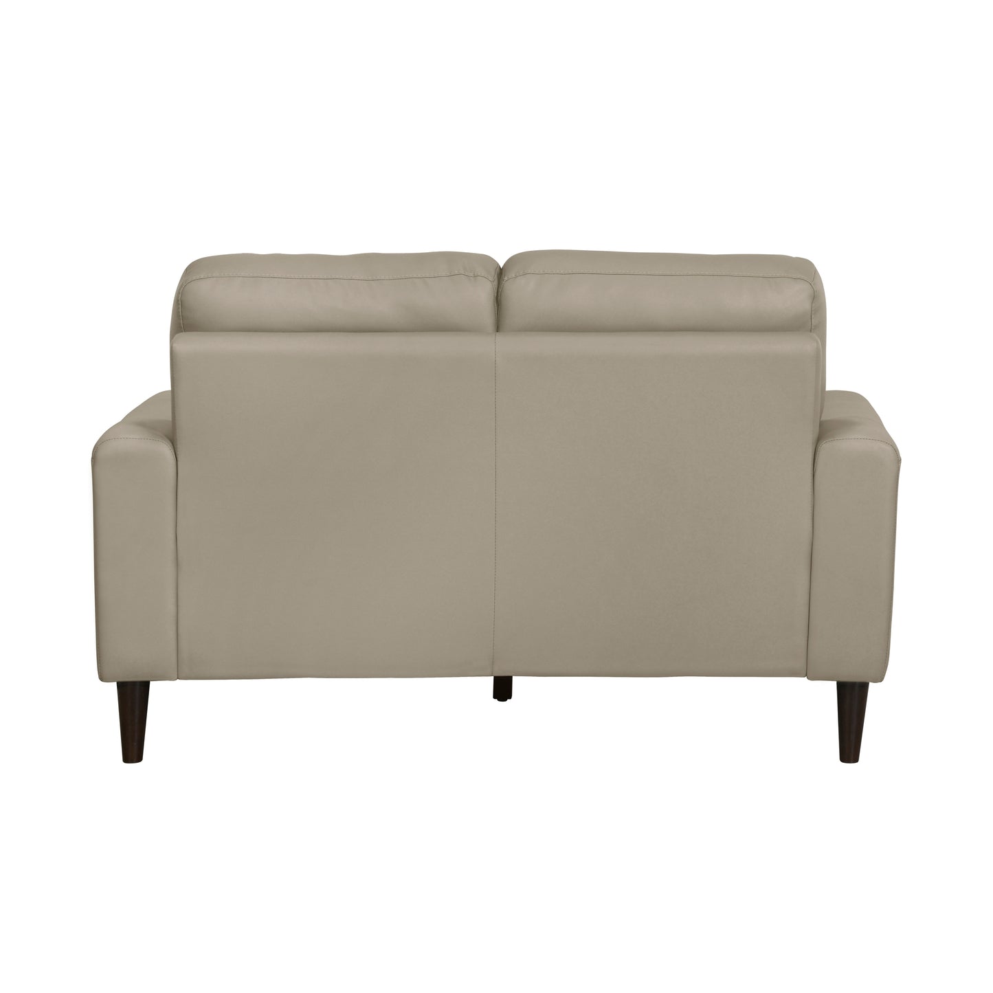 Finnley Top Grain Leather Loveseat - Beige