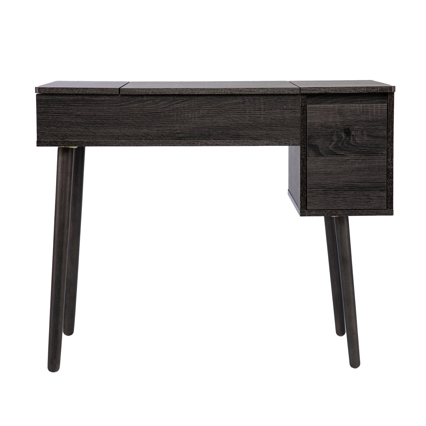 Harzen Storage Vanity Table With Mirror