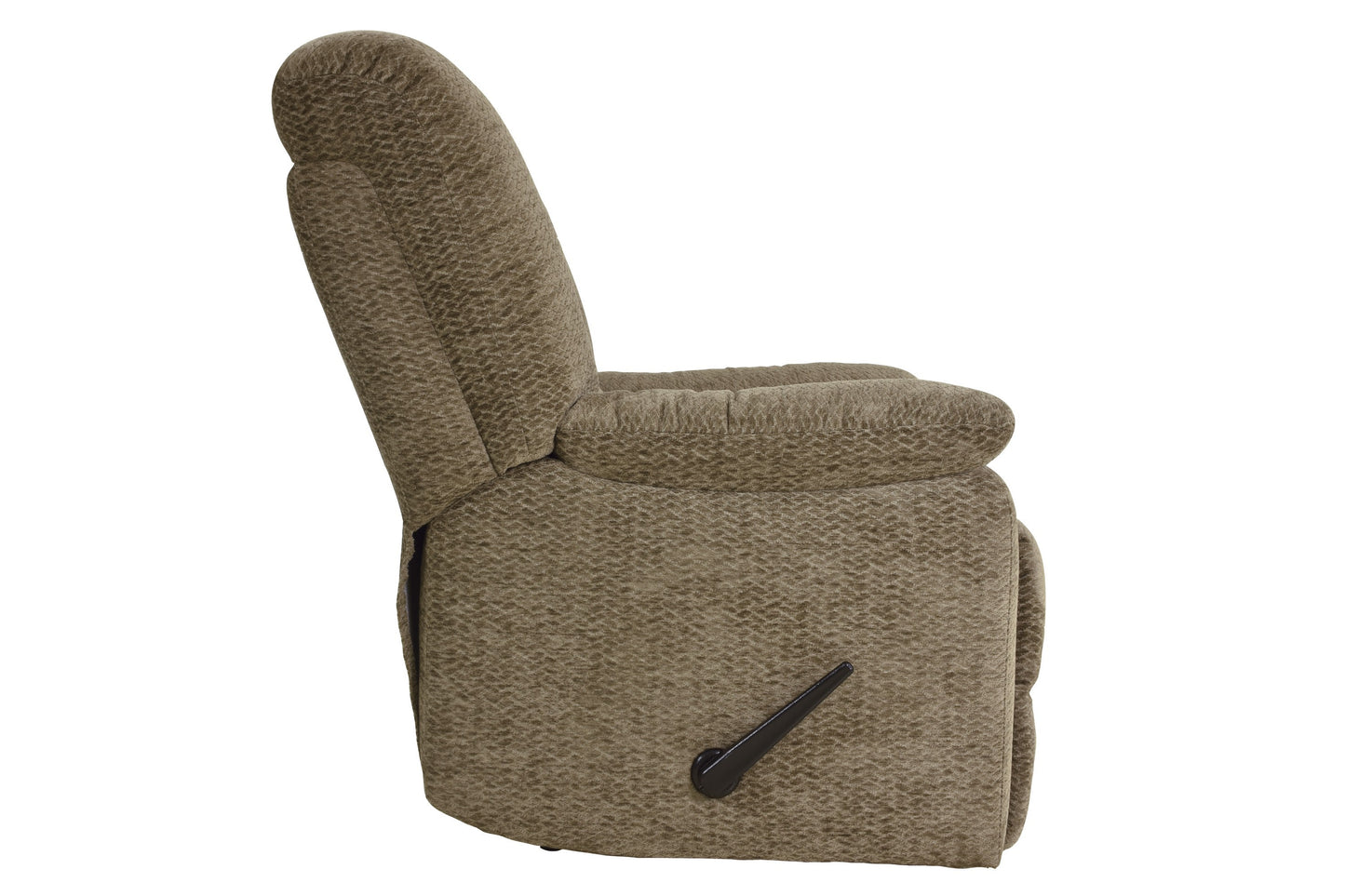 Weston Chenille Fabric  Reclining Chair - Brown