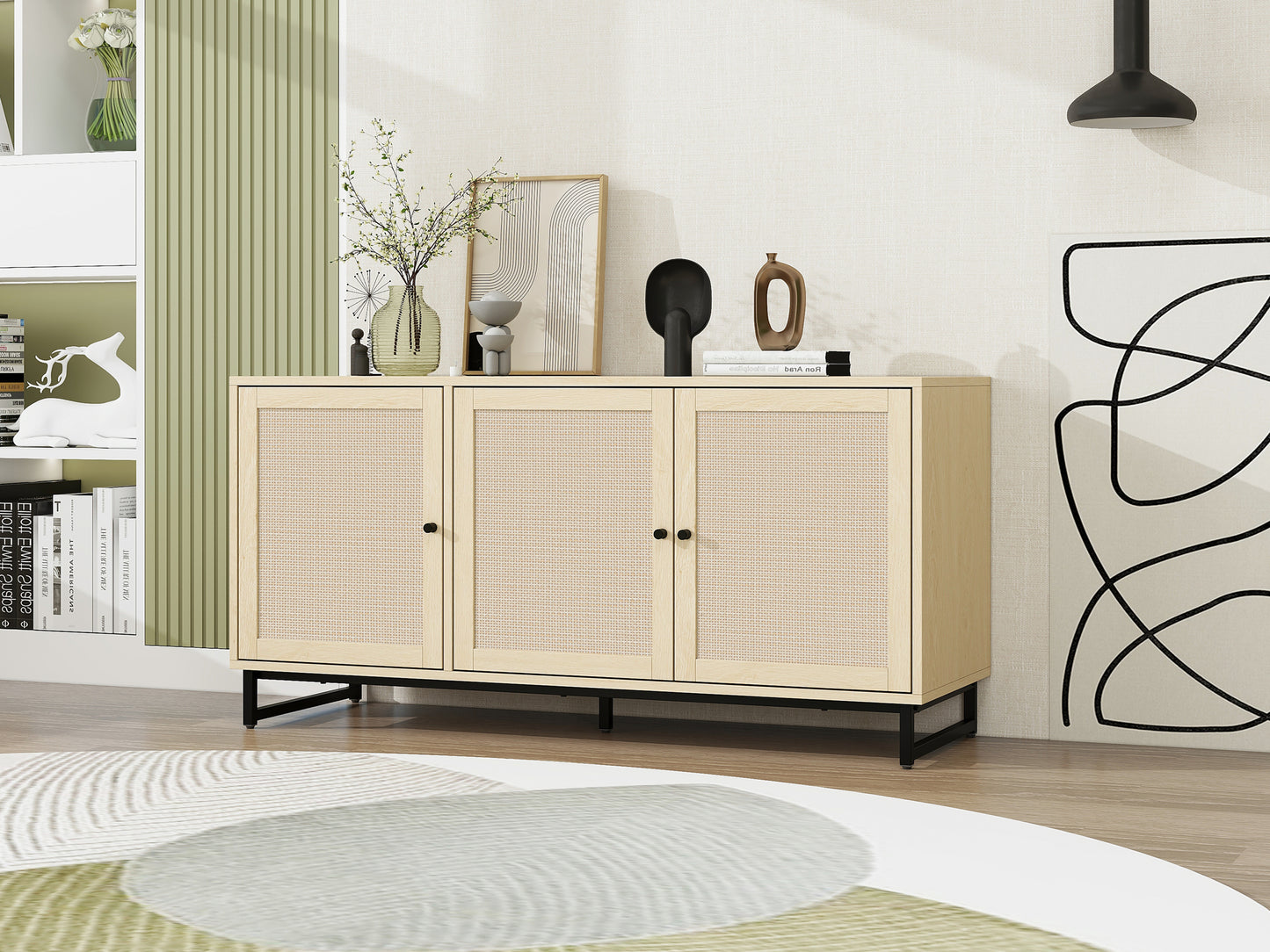 Sanvo Buffet Sideboard Storage Cabinet