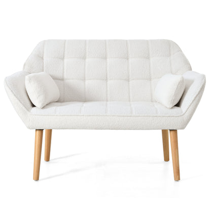 Puffins Comfy Loveseat - White