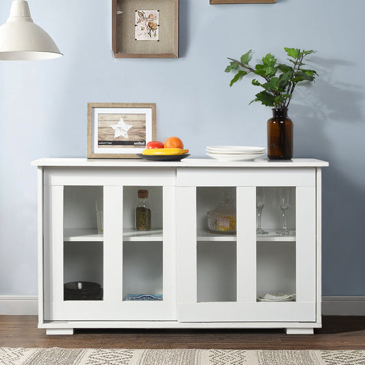 Bell Free Standing Storage Cabinet - White