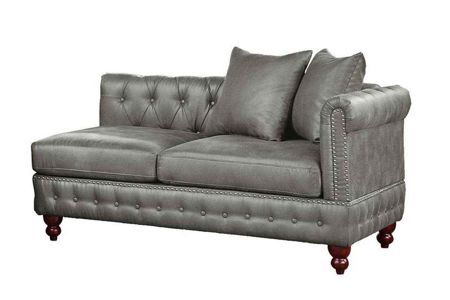 Jaya Reversible One Arm Loveseat - Light Gray