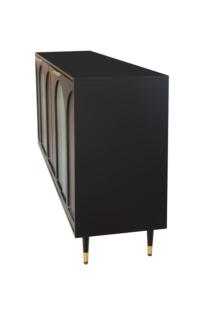 Estrada Wooden Accent Cabinet - Black