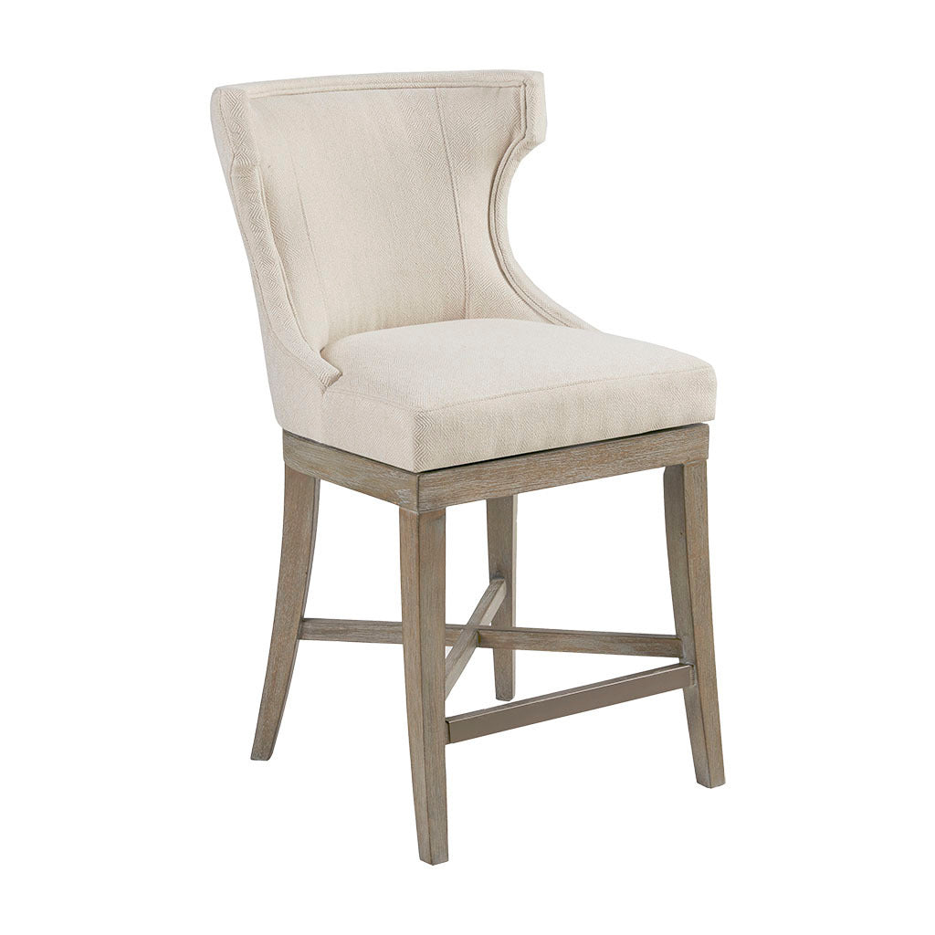 Carson Counter Stool with Swivel Seat - Cream