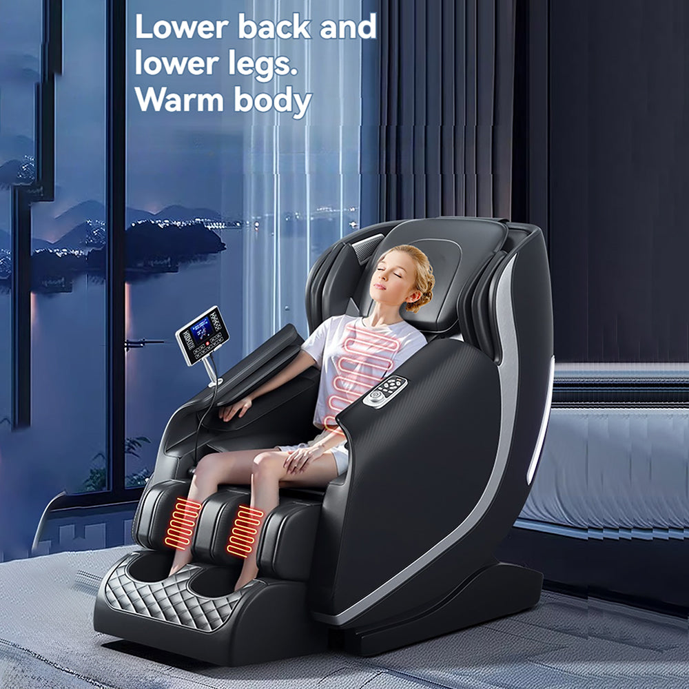 Macias Massage Chair Zero Gravity Full Body - Black