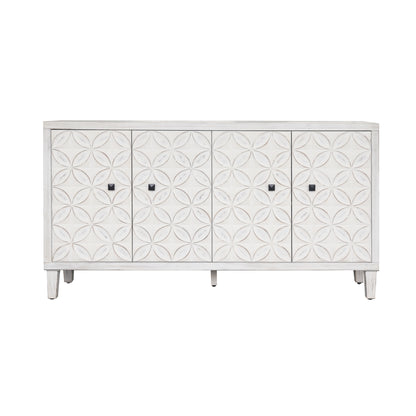 Layla Buffet Server Cabinet - White Washed