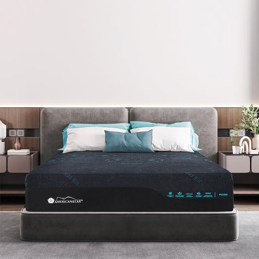 Presidential Lux Charcoal Memory Foam 14" Mattress - King