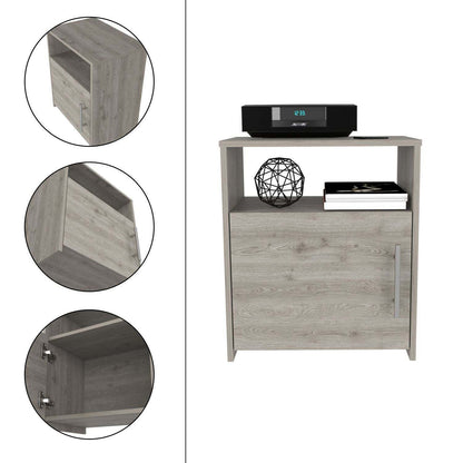 Omaha Nightstand Metal Handle - Gray