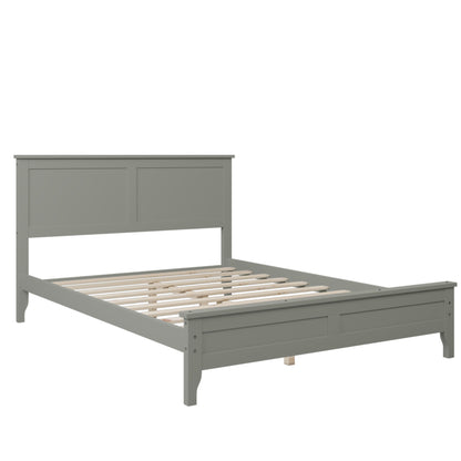 Miller Full Size Platform Bed Frame - Gray