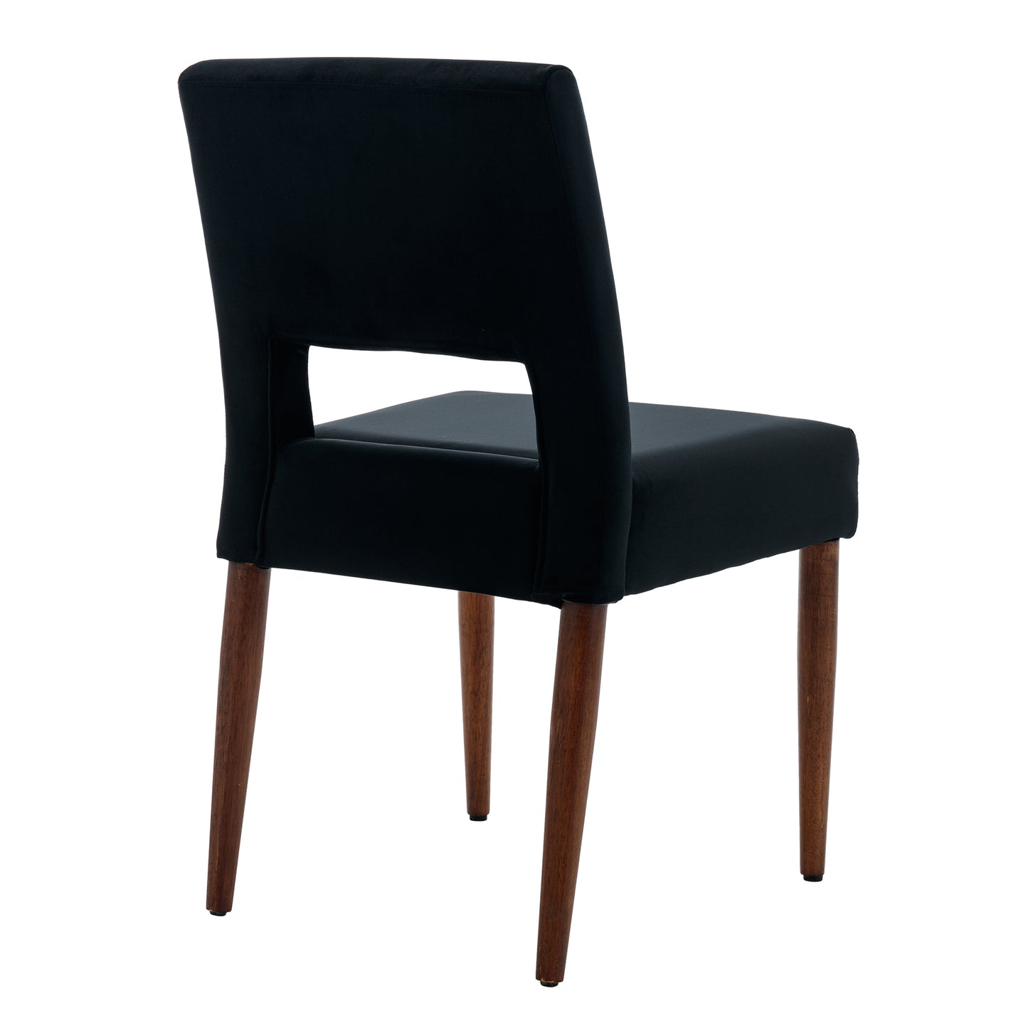 Giordano Dining Chairs with Solid Wood (Set of 2) - Black