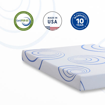 Bamboo Charcoal Infused Gel Memory Foam  8" Mattress - TwinXL