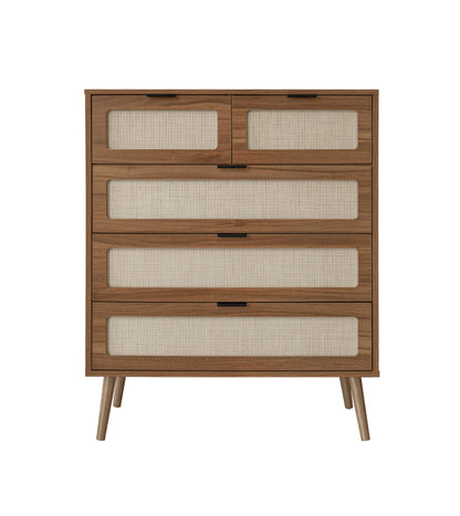 Keith II 5 Drawer  Accent Storage Cabinet - Walnut