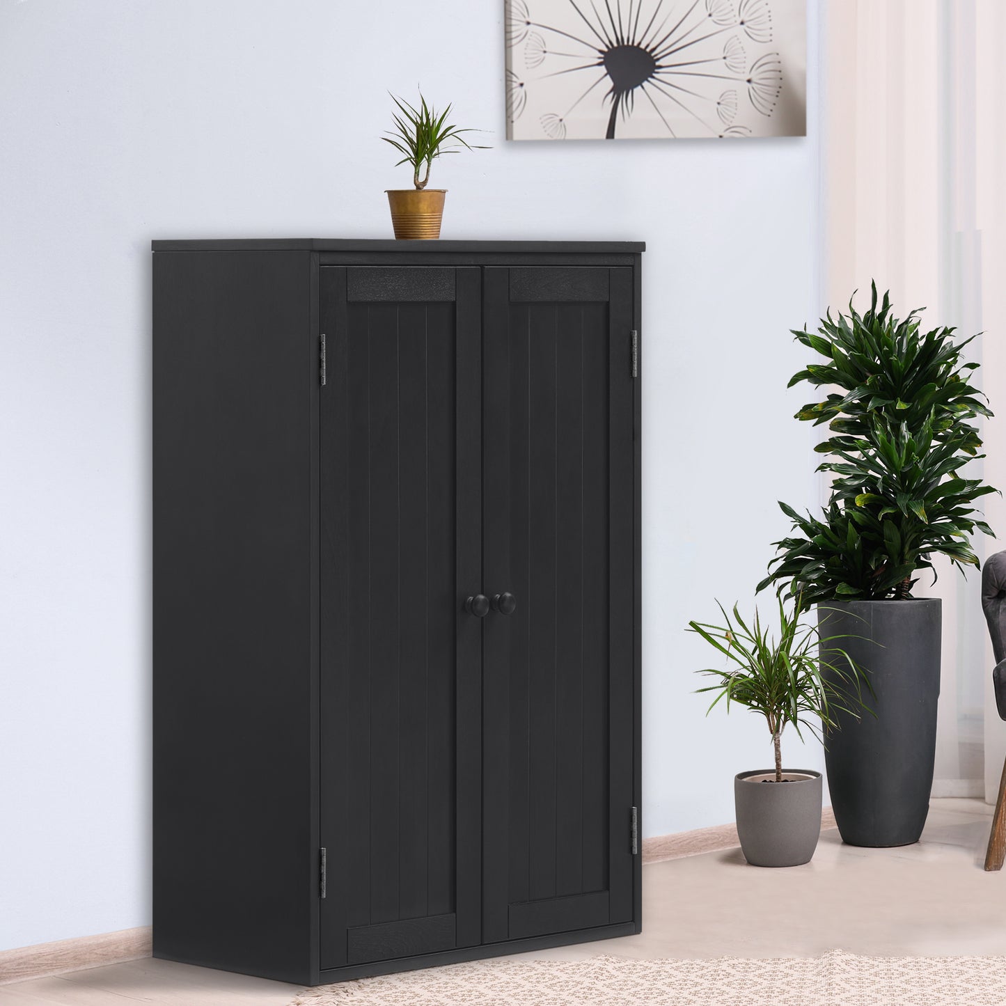 Leona Storage Cabine - Black