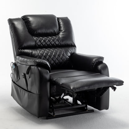 Eriga Power Lift Recliner Chair (180 degree lying flat) - Black