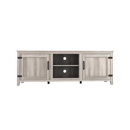 Riv Tradition TV Stand Storage Media Console - Grey