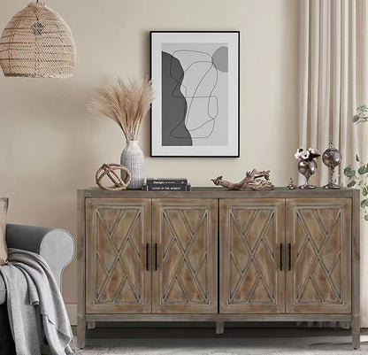 Hope Sideboard Storage Cabinet - Brown