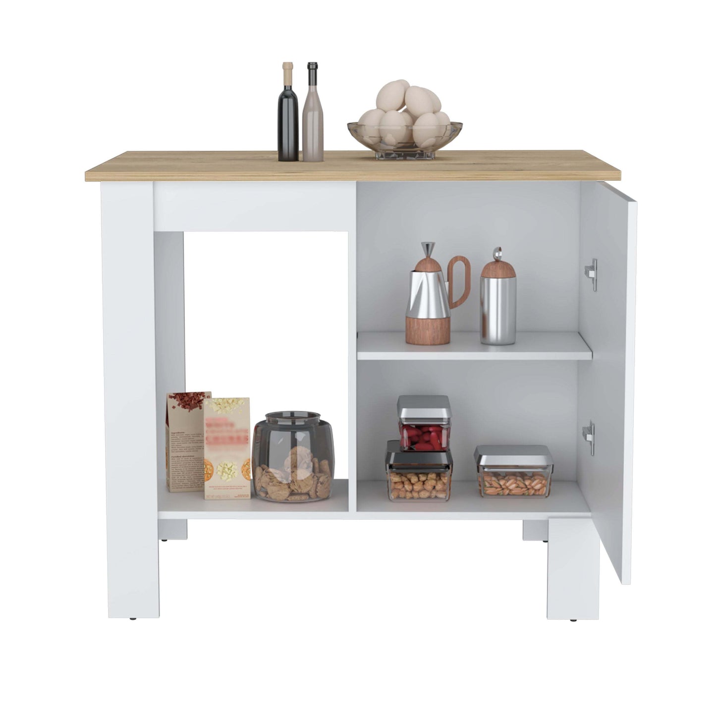 Oasis Kitchen Island - White