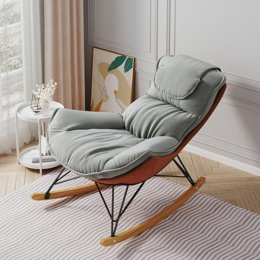 Jasper Sofa Single Rocking Chair - Light Green