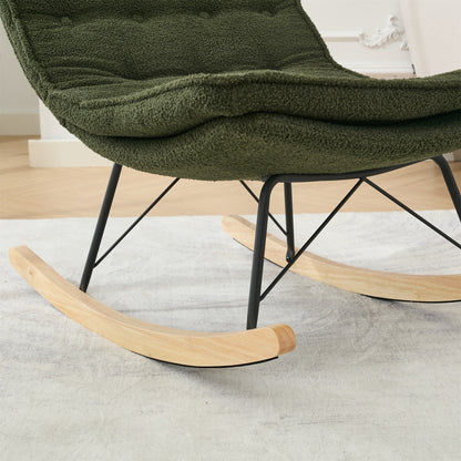 Lazy Rocking Chair - Dark Green