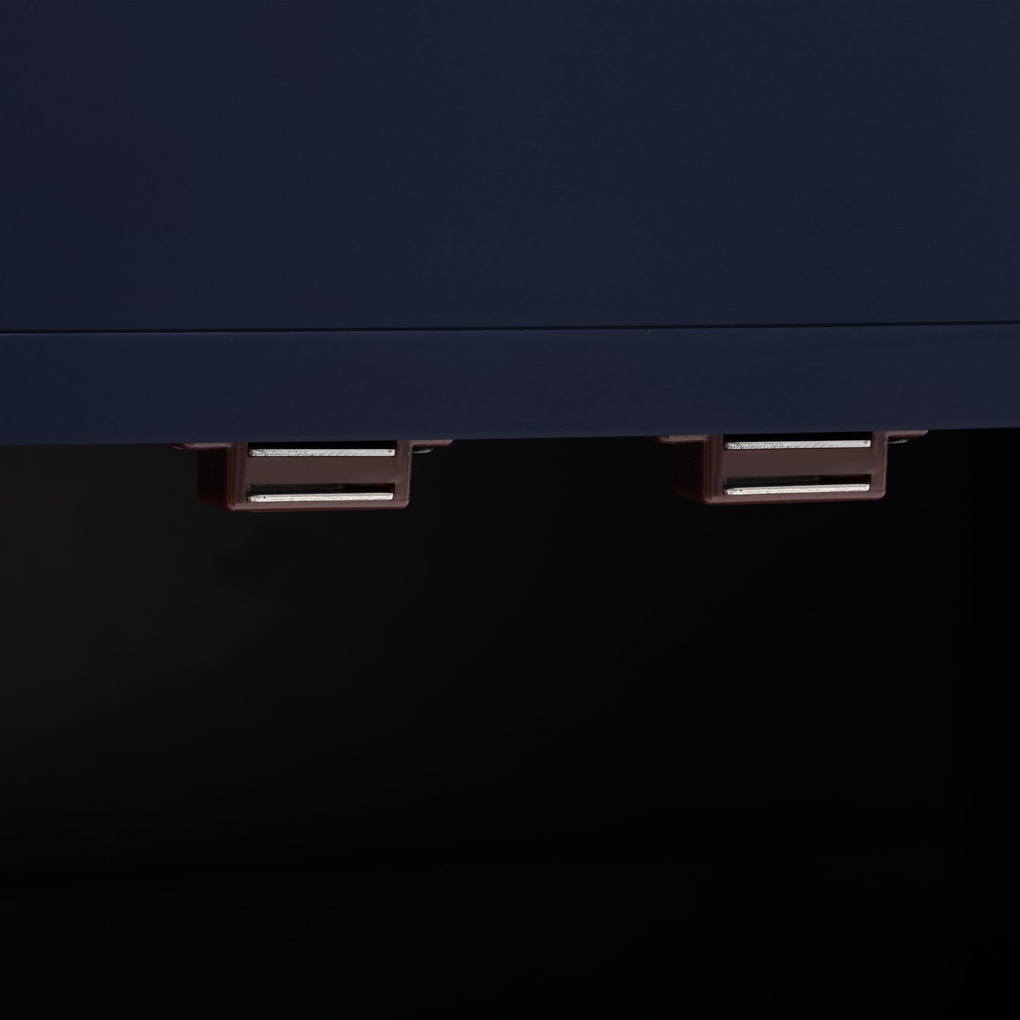 Hobs Curved Design Storage Cabinet - Navy Blue