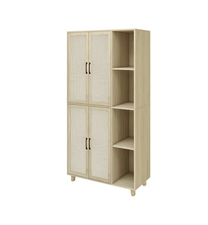 Acuna II 4 Door Storage Cabinet - Natural