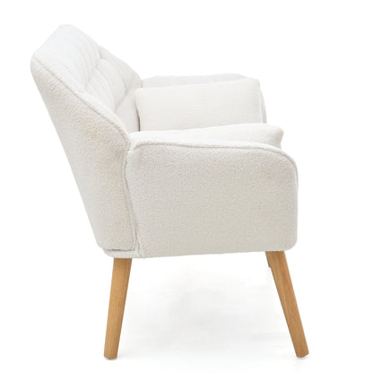 Puffins Comfy Loveseat - White