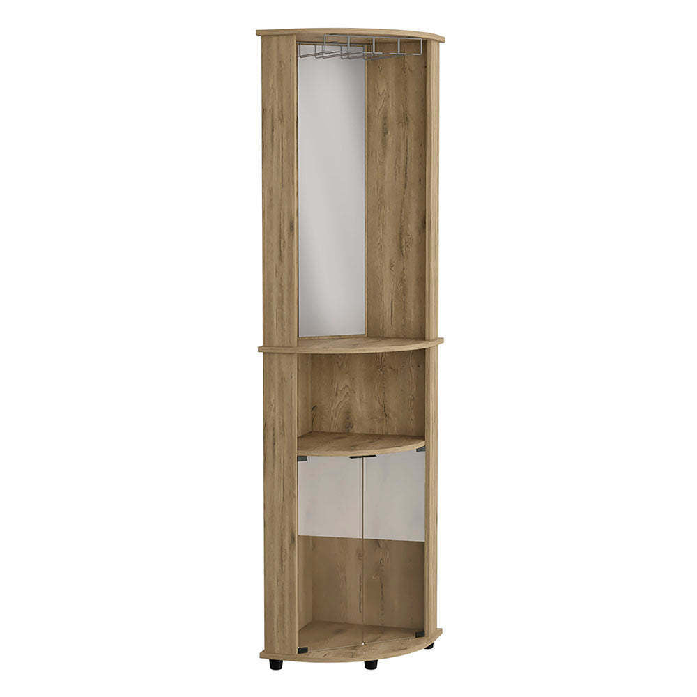 Leon Corner Bar Cabinet - Beige