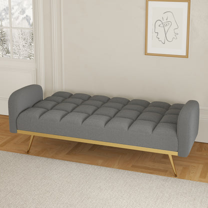 Sonic Convertible Sofa Bed- Gray