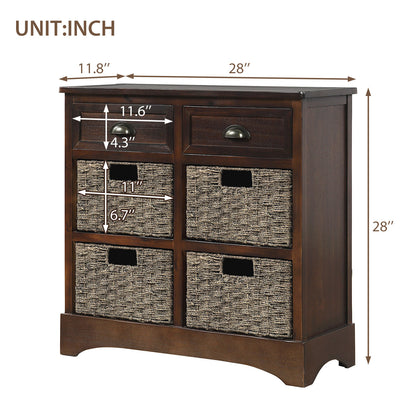 Trex Rustic Storage Cabinet - Espresso