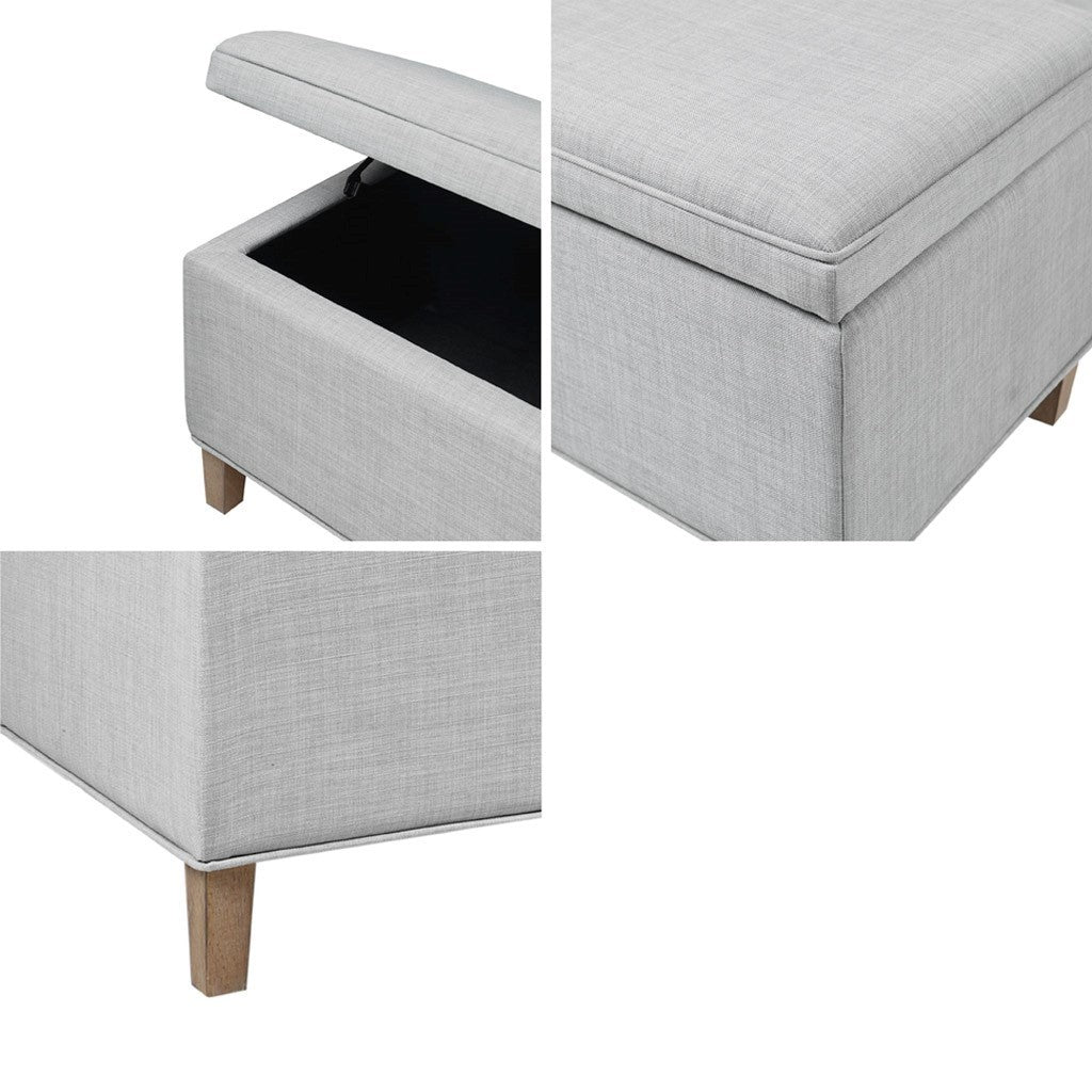 Elega Bench Storage - Light Gray