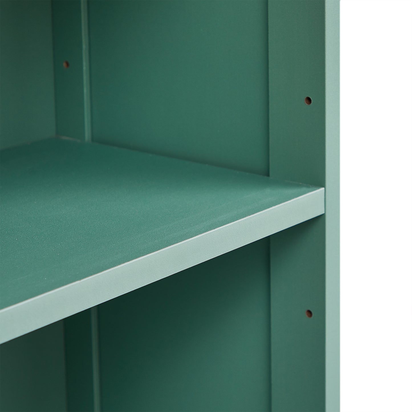 Tower Bathroom Cabinet with Drawer - Green