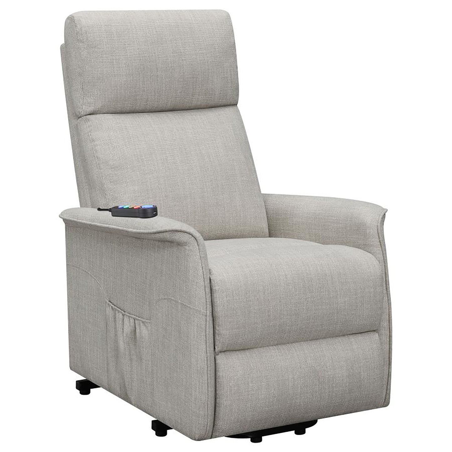 Morgan Power Lift Recliner with Massage Function - Beige