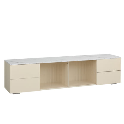 Nomad TV stand with LED remote control lights - Beige