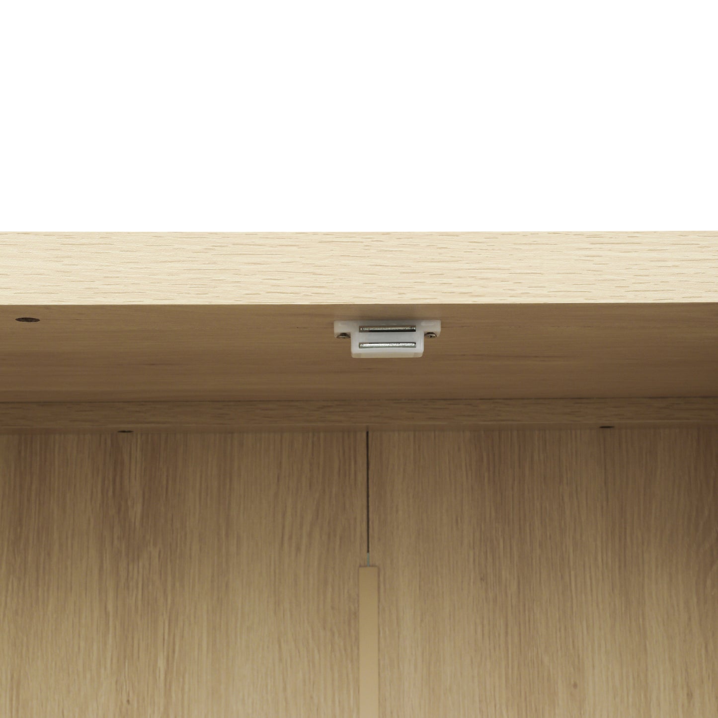 Robu 4 Door Cabinet with 1 Drawer - Natural